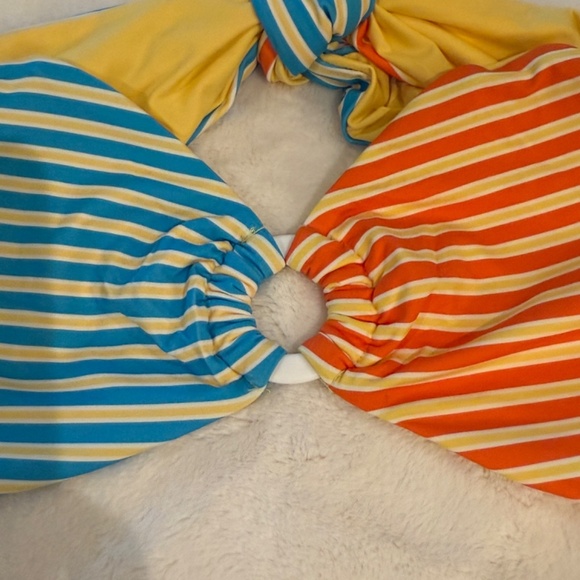 New! SET Dippin' Daisy's Striped Bikini Lotus Top & Haven Bottom 31457 - Picture 5 of 11